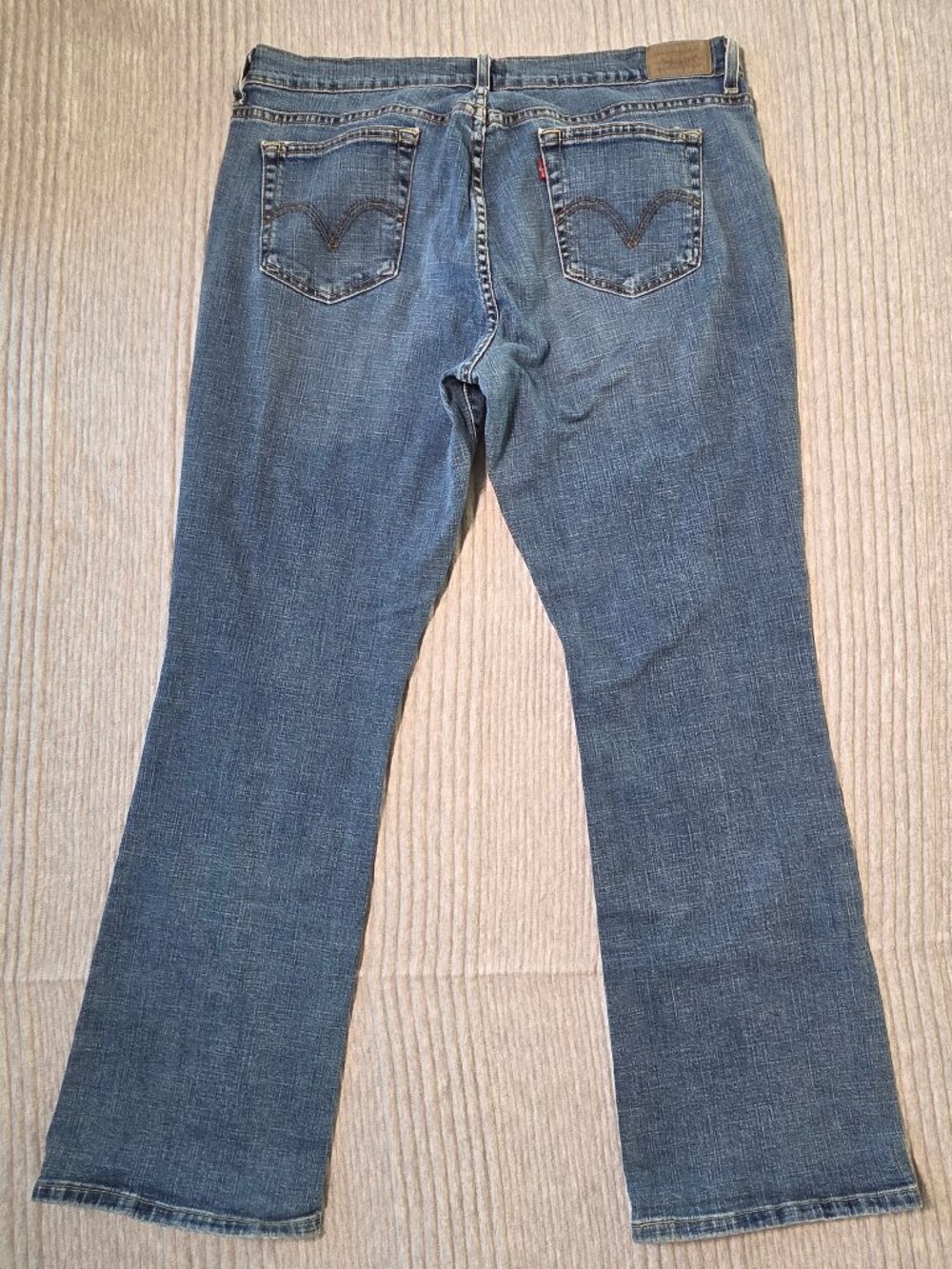 Levi's 515 Boot Cut Women's Jeans Size 16 Medium Stretch Blue Denim - Picture 7 of 7